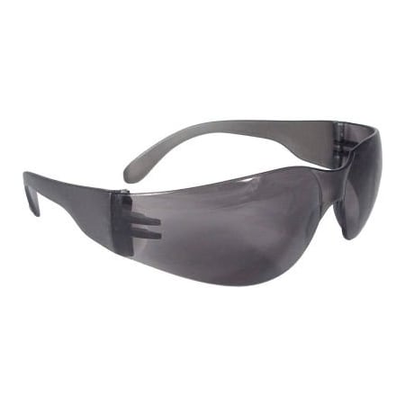 Radians Radians® MR0120ID Mirage„¢ Frameless Safety Glasses, Smoke Lens, Smoke Frame - Pkg Qty 12 MR0120ID